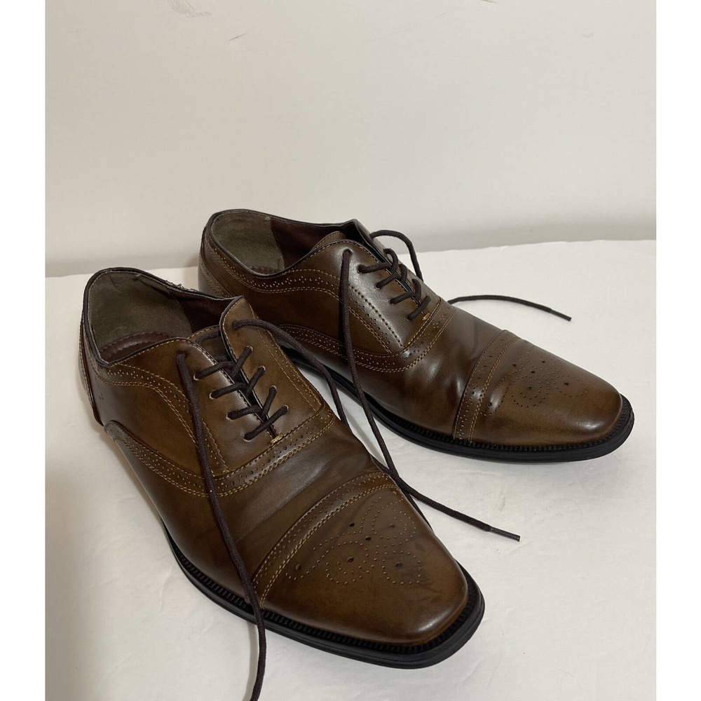 GIORGIO BRUTINI Men’s 10M Oxford Shoes Brown0 - Picture 1 of 7